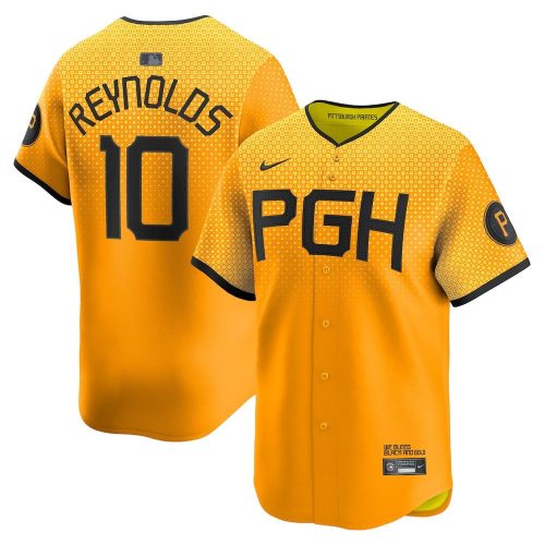 Bryan Reynolds Pittsburgh Pirates MLB 2023 City Connect Baseball Jersey