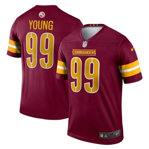 Chase Young Washington Commanders Nike Team Legend Jersey – Burgundy