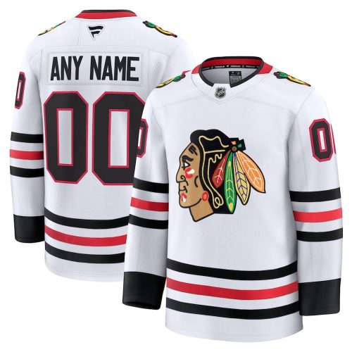 Chicago Blackhawks Away Premium Custom Hockey Jersey