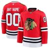 Chicago Blackhawks Home Premium Custom Hockey Jersey