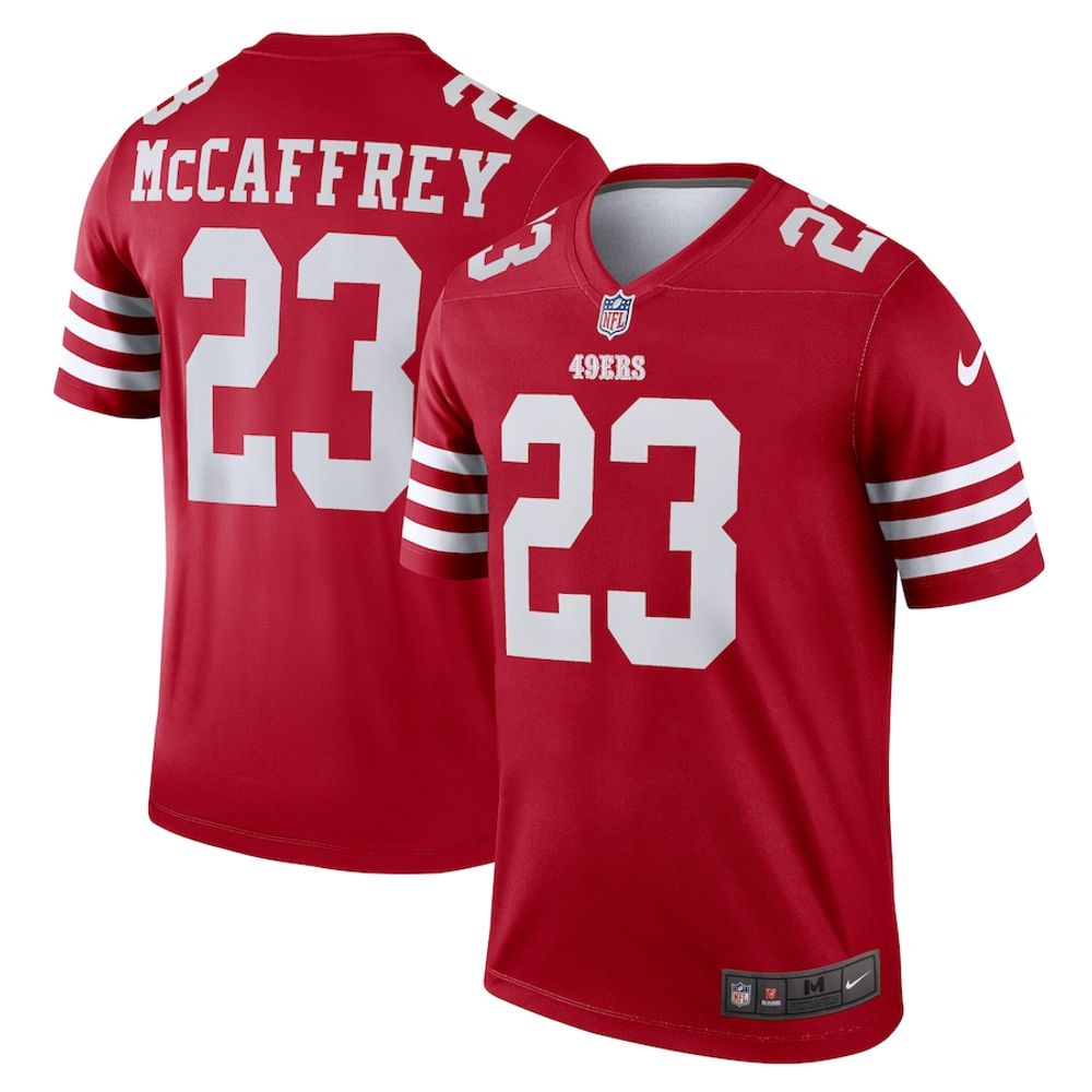 Christian McCaffrey San Francisco 49ers Nike Team Legend Jersey – Scarlet