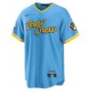 Christian Yelich Milwaukee Brewers MLB 2022 City Connect Baseball Jersey