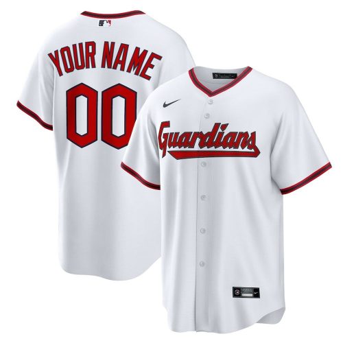 Cleveland Guardians Nike Home Custom Replica Jersey – White