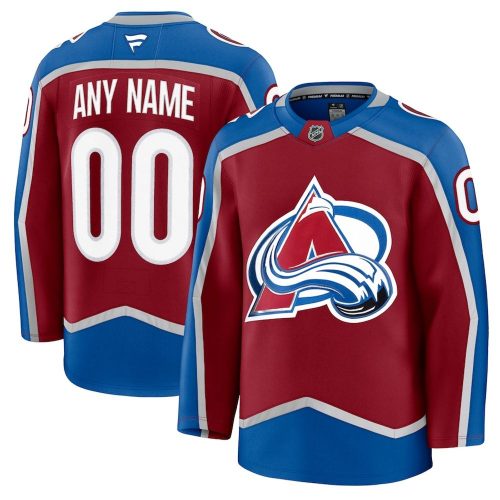 Colorado Avalanche Home Premium Custom Hockey Jersey