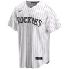 Colorado Rockies Nike Home Replica Custom Jersey – White