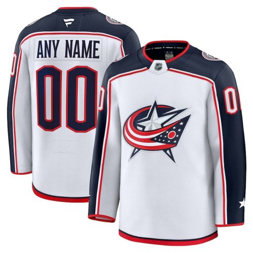 Columbus Blue Jackets Away Premium Custom Hockey Jersey