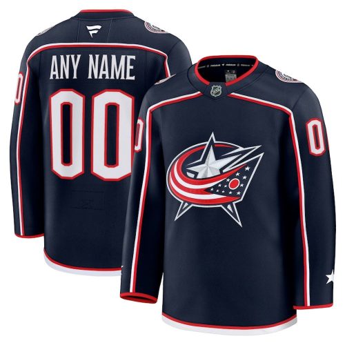 Columbus Blue Jackets Home Premium Custom Hockey Jersey