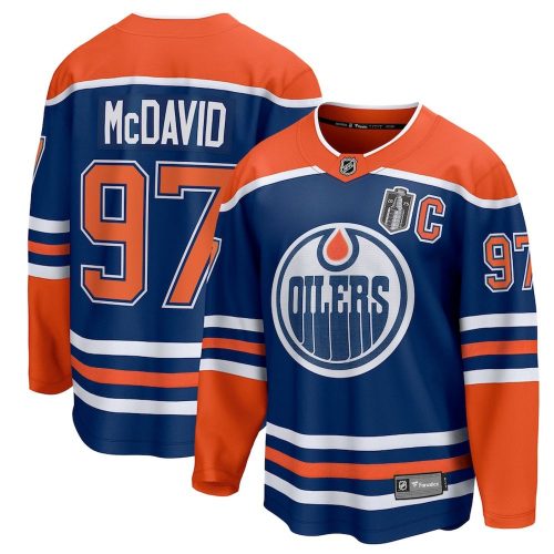 Connor McDavid Edmonton Oilers 2025 Stanley Cup Final Home Jersey