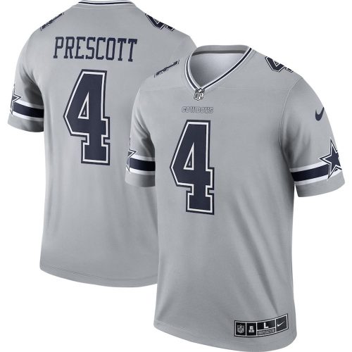 Dak Prescott Dallas Cowboys Nike Inverted Legend Player Performance Top – Gray