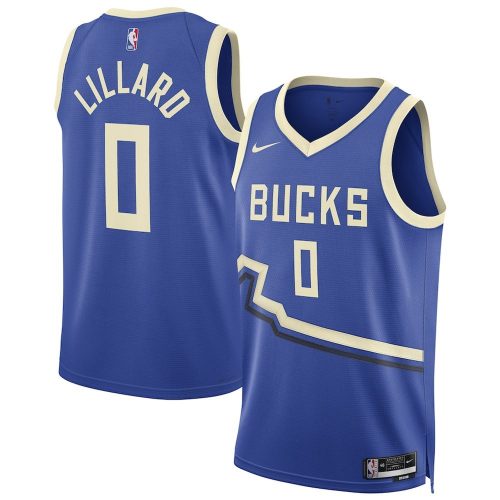Damian Lillard Milwaukee Bucks Nike 2025 City Edition Basketball Jersey