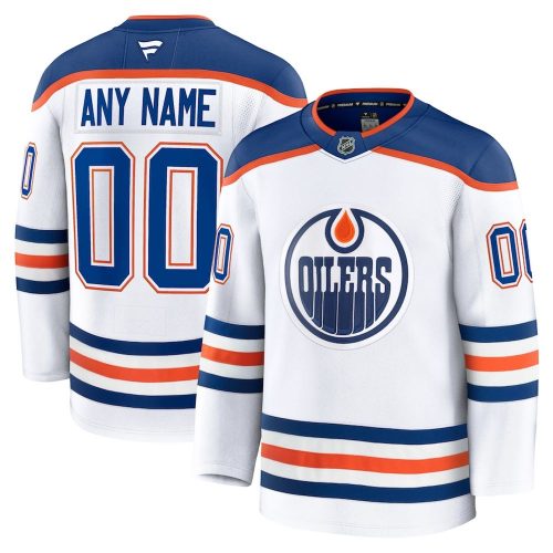 Edmonton Oilers Away Premium Custom Hockey Jersey