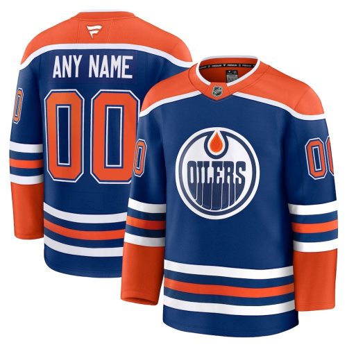 Edmonton Oilers Home Premium Custom Hockey Jersey