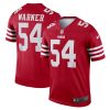 Fred Warner San Francisco 49ers Nike Team Legend Jersey – Scarlet