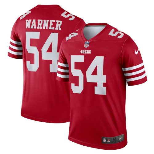 Fred Warner San Francisco 49ers Nike Team Legend Jersey – Scarlet