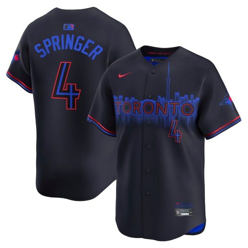 George Springer Toronto Blue Jays MLB 2024 City Connect Baseball Jersey