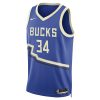 Giannis Antetokounmpo Milwaukee Bucks Nike 2025 City Edition Basketball Jersey
