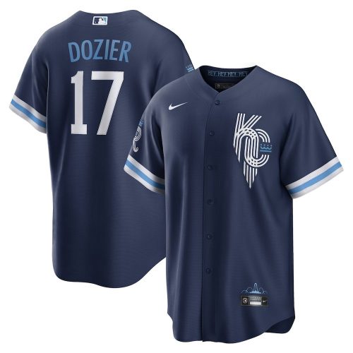 Hunter Dozier Kansas City Royals MLB 2022 City Connect Baseball Jersey