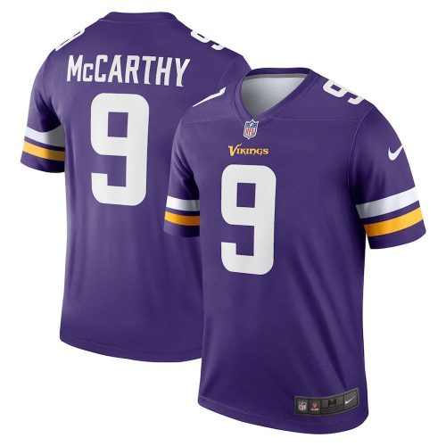 J.J. McCarthy Minnesota Vikings Nike Team Legend Jersey – Purple