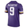 J.J. McCarthy Minnesota Vikings Nike Team Legend Jersey – Purple