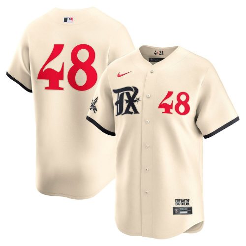 Jacob deGrom Texas Rangers MLB 2023 City Connect Baseball Jersey