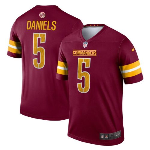 Jayden Daniels Washington Commanders Nike Team Legend Jersey – Burgundy