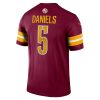 Jayden Daniels Washington Commanders Nike Team Legend Jersey – Burgundy