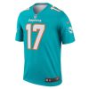 Jaylen Waddle Miami Dolphins Nike Team Legend Jersey – Aqua