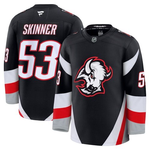 Jeff Skinner Buffalo Sabres Alternate Premium Hockey Jersey – Black