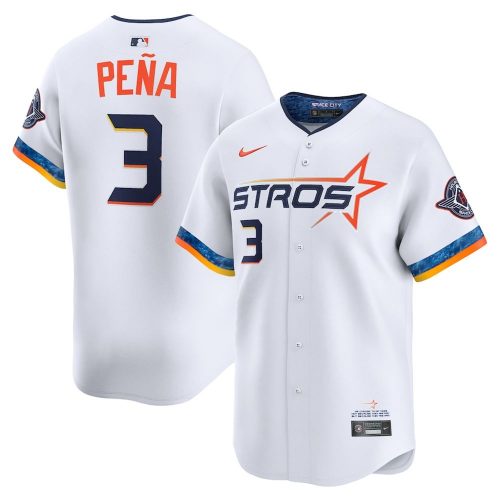 Jeremy Pea Houston Astros MLB 2025 City Connect Baseball Jersey