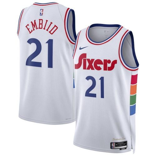 Joel Embiid Philadelphia 76ers Nike 2025 City Edition Basketball Jersey