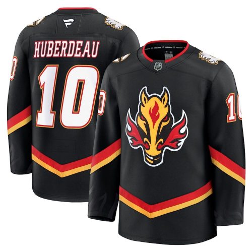 Jonathan Huberdeau Calgary Flames Alternate Premium Hockey Jersey – Black