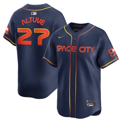 Jose Altuve Houston Astros MLB 2022 City Connect Baseball Jersey