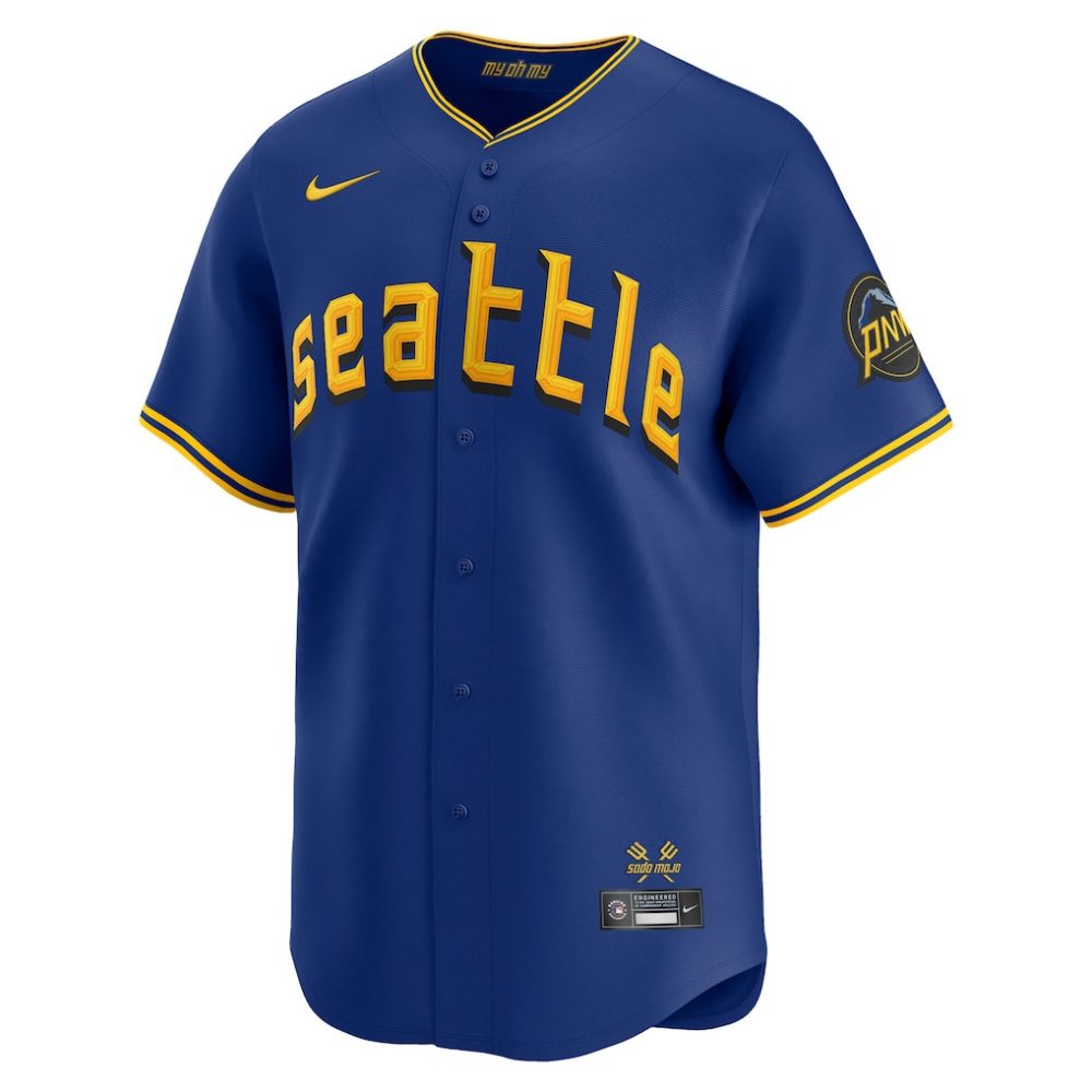 Julio Rodriguez Seattle Mariners MLB 2023 City Connect Baseball Jersey