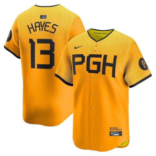 KeBryan Hayes Pittsburgh Pirates MLB 2023 City Connect Baseball Jersey