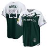 Kris Bryant Colorado Rockies MLB 2022 City Connect Baseball Jersey