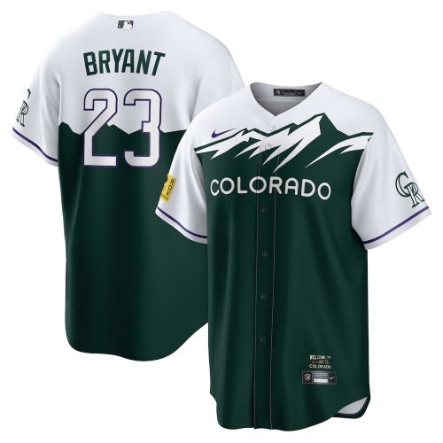 Kris Bryant Colorado Rockies MLB 2022 City Connect Baseball Jersey
