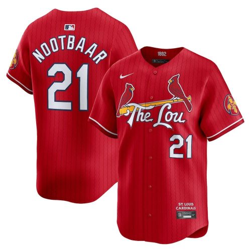 Lars Nootbaar St. Louis Cardinals MLB 2024 City Connect Baseball Jersey