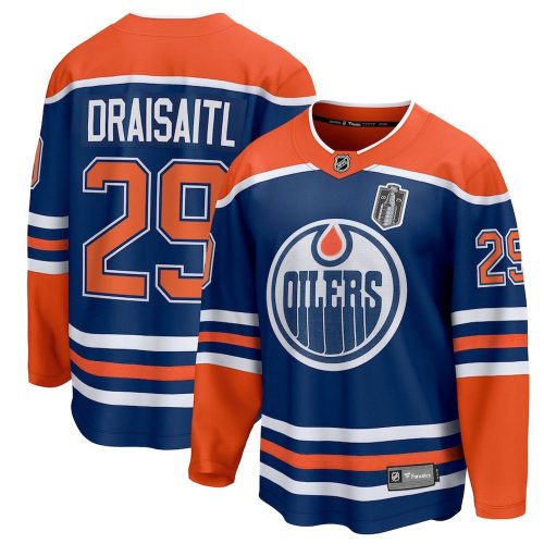 Leon Draisaitl Edmonton Oilers 2025 Stanley Cup Final Home Jersey