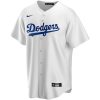 Los Angeles Dodgers Nike Home Replica Custom Jersey – White
