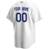 Los Angeles Dodgers Nike Home Replica Custom Jersey – White