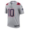 Mac Jones New England Patriots Nike Inverted Legend Player Performance Top – Gray