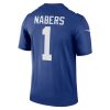 Malik Nabers New York Giants Nike Team Legend Jersey – Royal