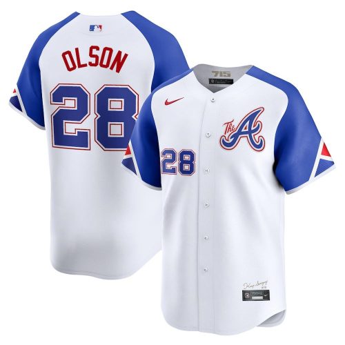 Matt Olson Atlanta Braves MLB 2023 City Connect Baseball Jersey