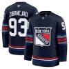 Mika Zibanejad New York Rangers Alternate Premium Hockey Jersey – Navy