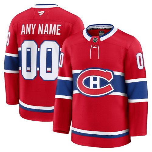 Montreal Canadiens Home Premium Custom Hockey Jersey