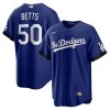 Mookie Betts Los Angeles Dodgers MLB 2021 City Connect Baseball Jersey