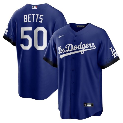 Mookie Betts Los Angeles Dodgers MLB 2021 City Connect Baseball Jersey