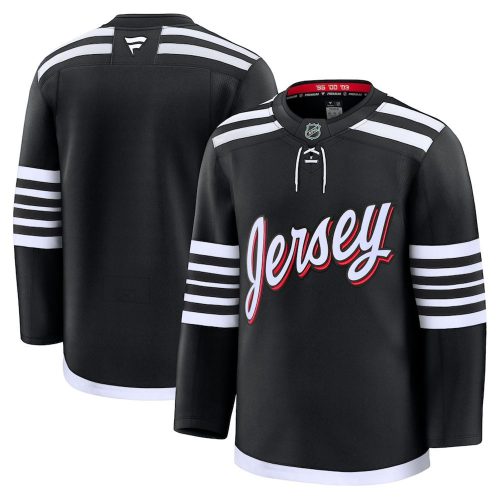New Jersey Devils Alternate Premium Hockey Jersey – Black