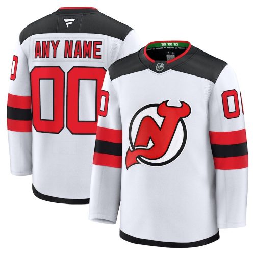 New Jersey Devils Away Premium Custom Hockey Jersey
