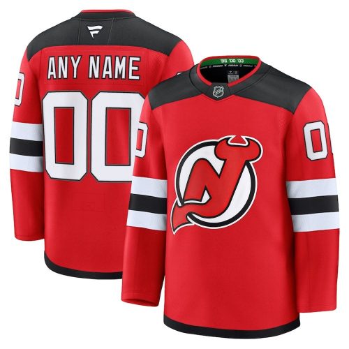New Jersey Devils Home Premium Custom Hockey Jersey